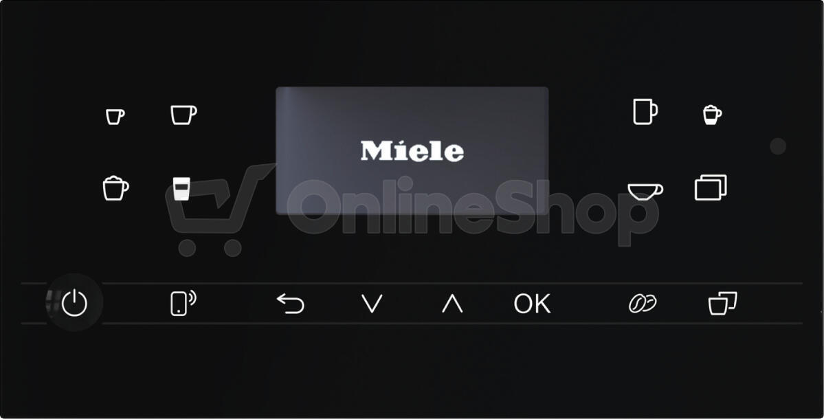 Kávovar Miele CM 6360 obsidian PearlFinish, černý