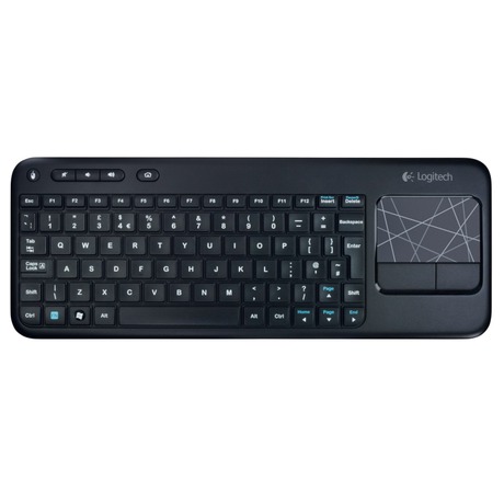 Klávesnice Logitech Wireless Touch Keyboard K400 CZ - černá