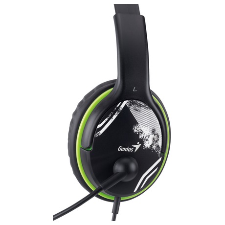 Headset Genius HS-400A - černý/zelený - Genius HS-400A -&nbsp;černý/zelený (foto 4)