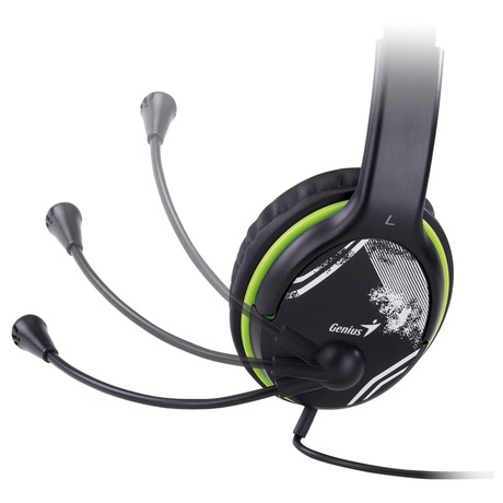 Headset Genius HS-400A - černý/zelený - Genius HS-400A -&nbsp;černý/zelený (foto 5)