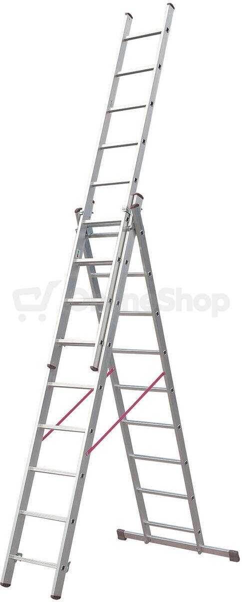 Žebřík ELKOP 3ELP7609, 3.dílný, hliník