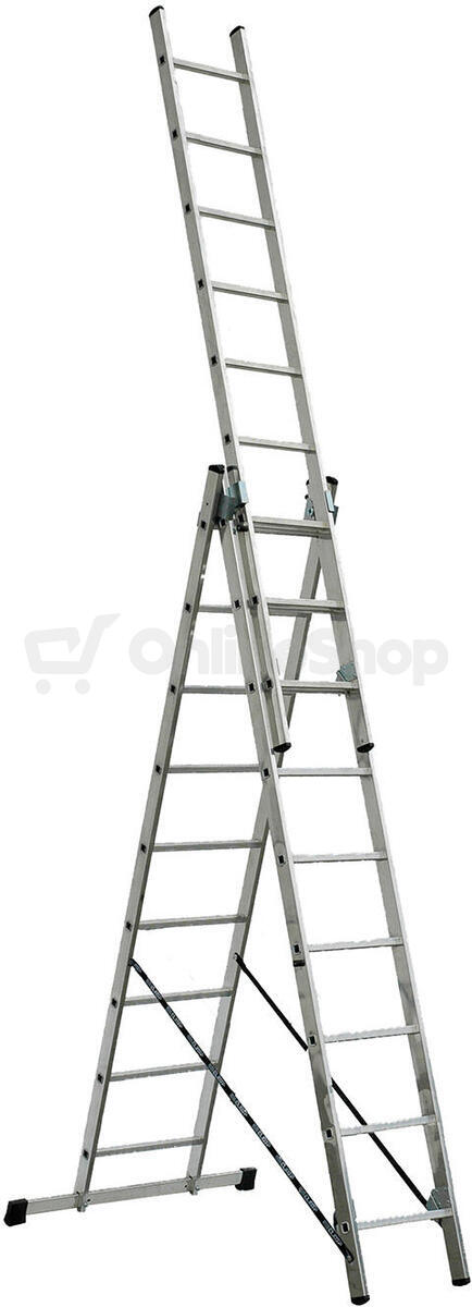 Žebřík ELKOP 3ELP7609, 3.dílný, hliník