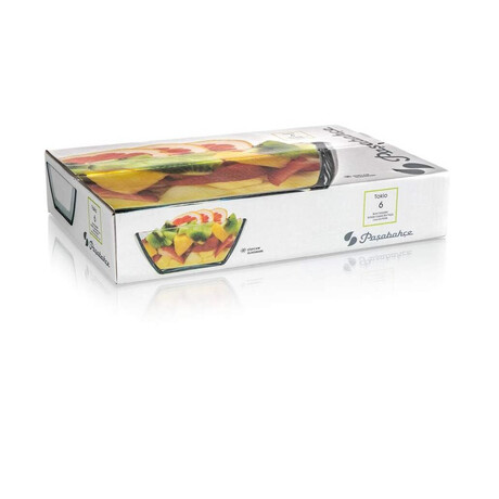 PASABAHCE Sada misek sklennch TOKIO 12,5 cm, 6 ks, OK VETRO-PLUS (3353056)