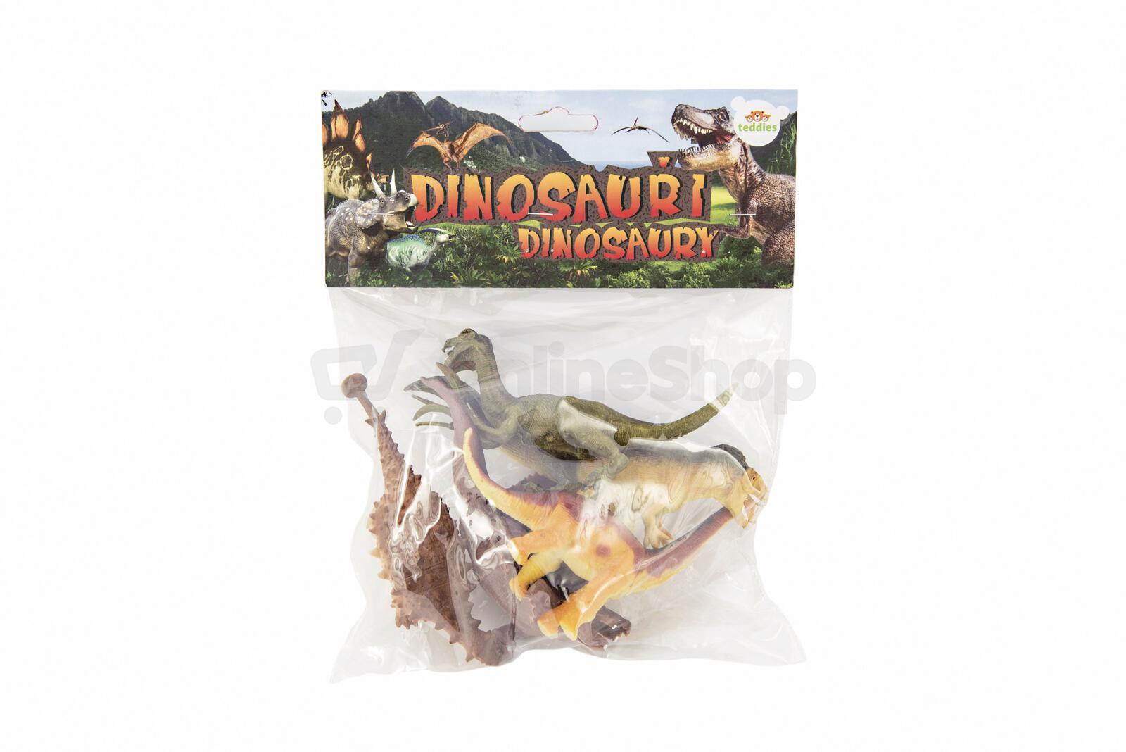 Dinosaurus Teddies 16-18cm 5ks v sáčku