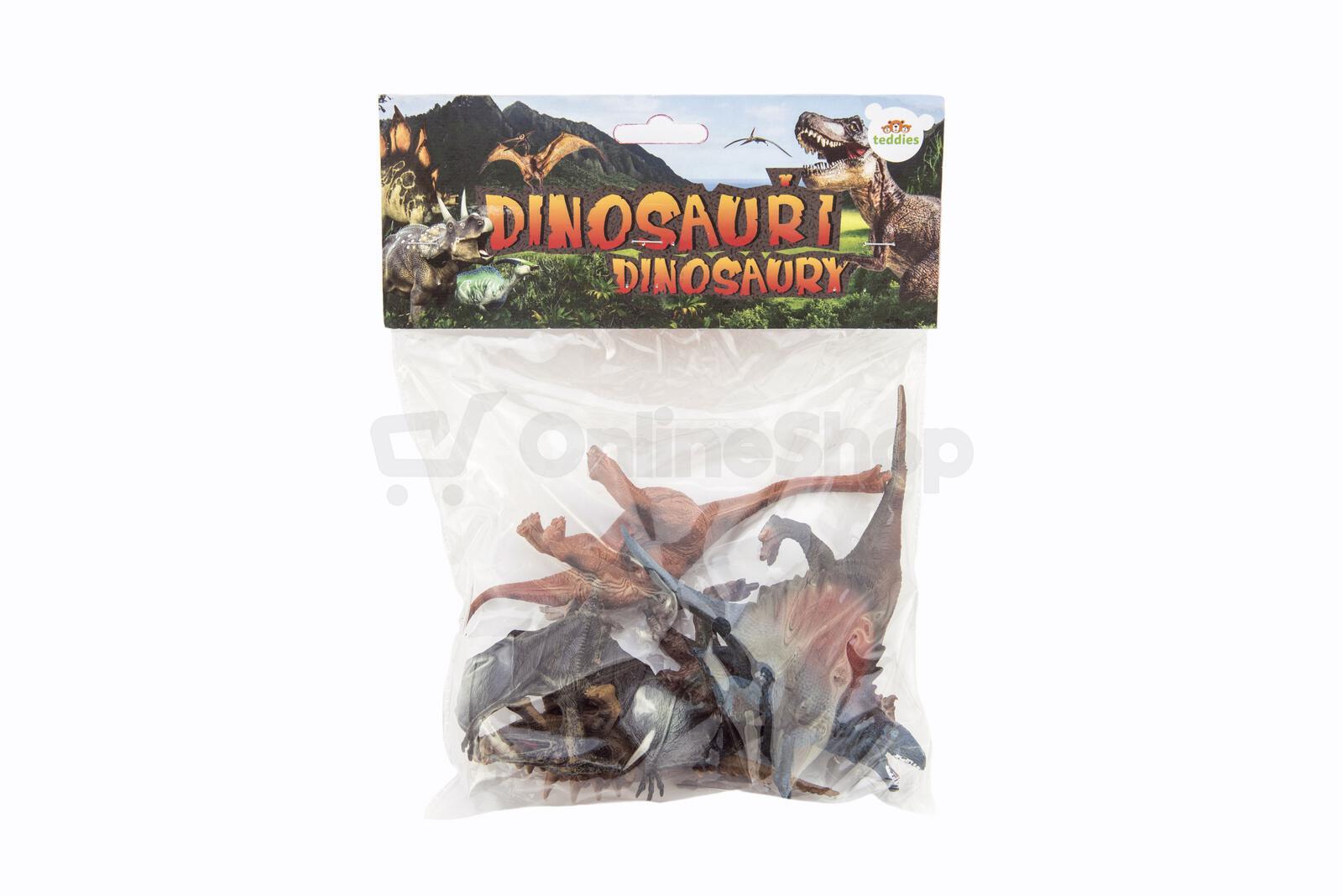 Figurky dinosaurus 15-18cm 5ks v sáčku