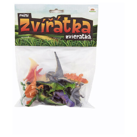 Figurky Teddies Zvtka mini dinosaui 6-7cm 12ks v sku