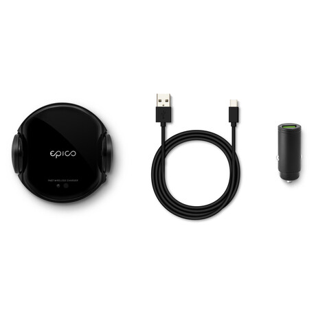 Epico Sensor Wireless Car Charger 15W, černá (foto 5)