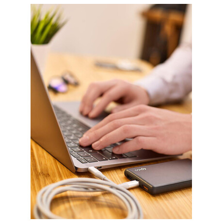 Epico BRAIDED USB-C CABLE 1.8m - silver