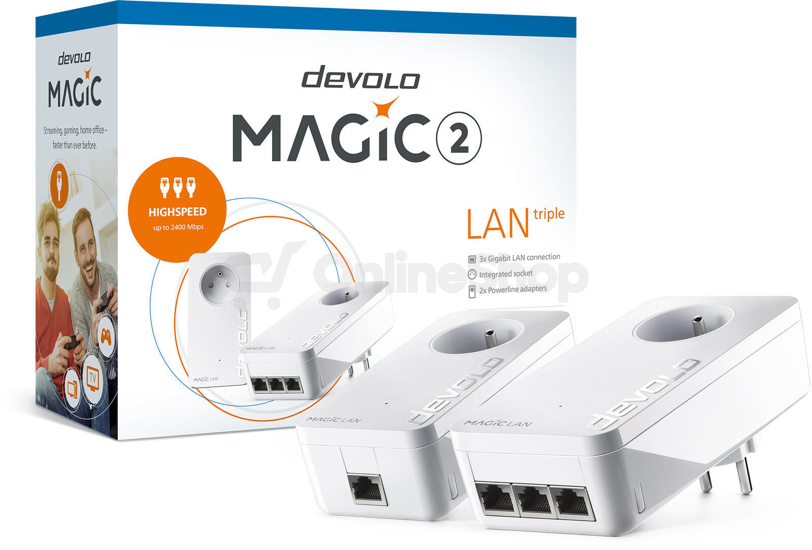 Devolo Magic 2 LAN triple Starter Kit 2400 Mbps (8514)