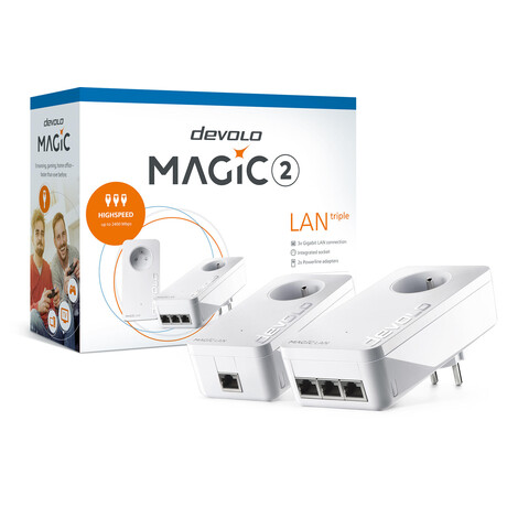Devolo Magic 2&nbsp;LAN triple Starter Kit 2400 Mbps (foto 2)