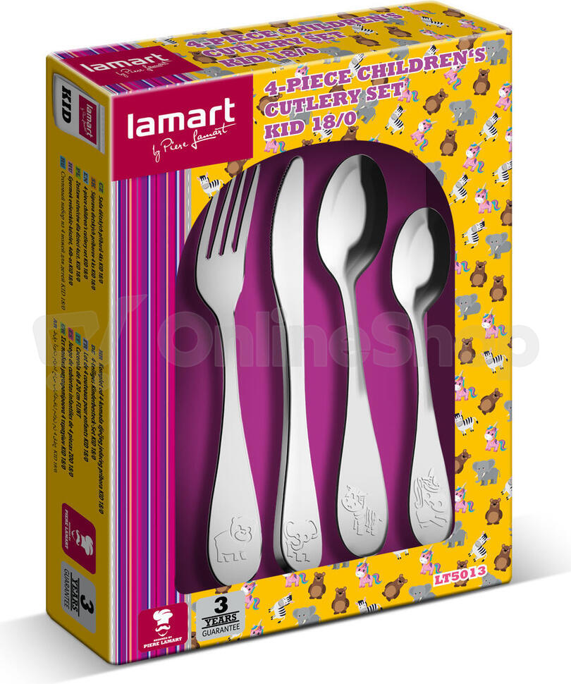 Sada příborů dětských LAMART LT5013 4ks
