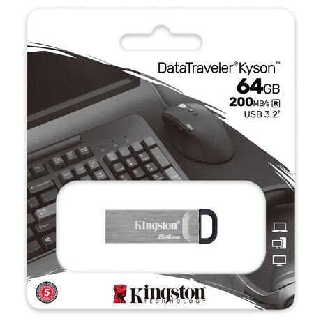 KINGSTON 64GB USB3.2 Gen 1 DataTraveler Kyson (DTKN/64GB)