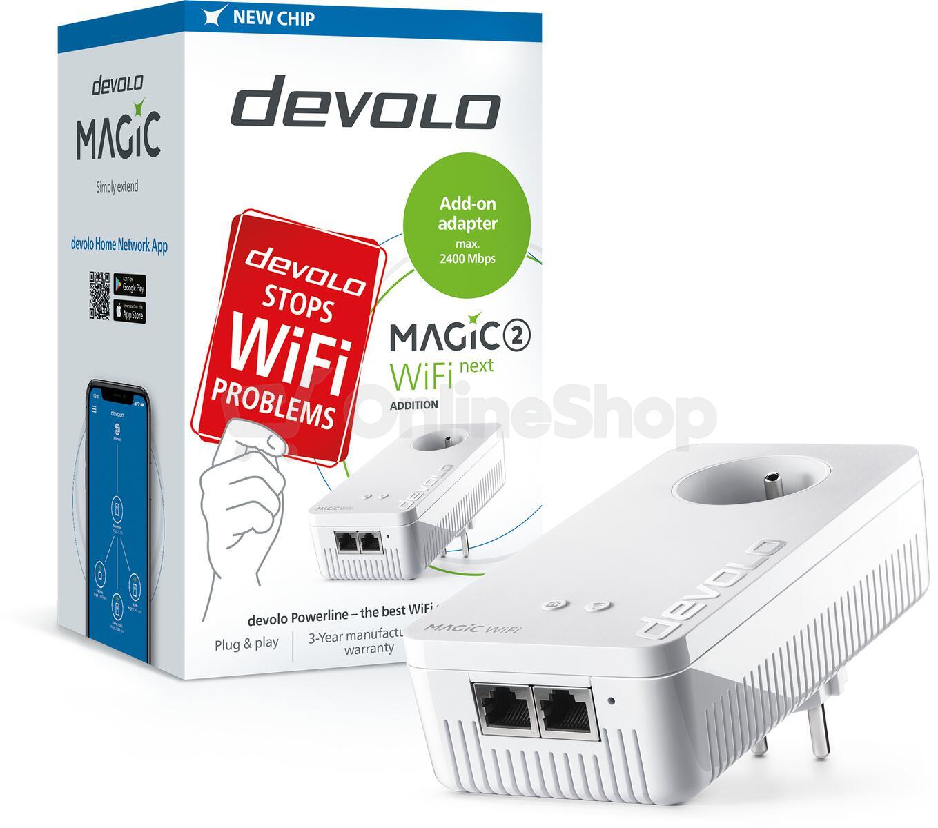 Devolo Magic 2 WiFi next rozšiřující modul 2400 Mbps (8611)