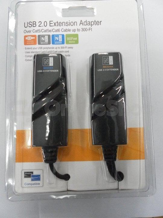 PremiumCord USB 2.0 extender po Cat5/Cat5e/Cat6 do 50m (kuext2)