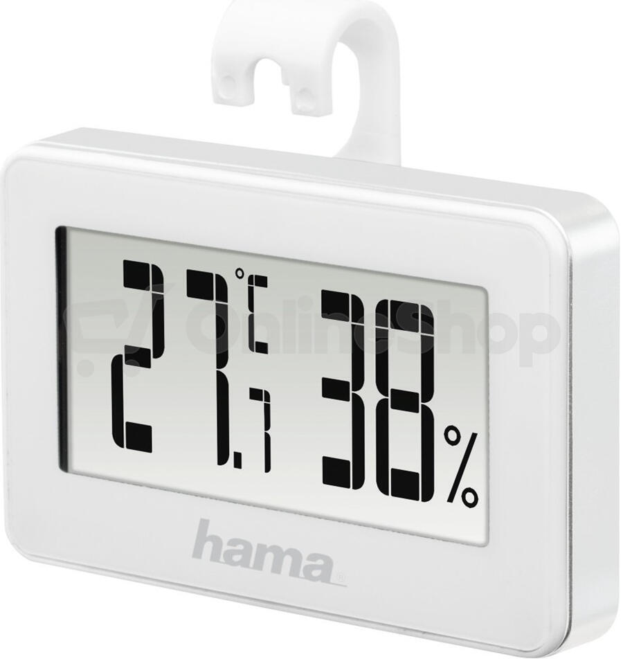 HAMA mini teploměr/ vlhkoměr/ bílý (186363)