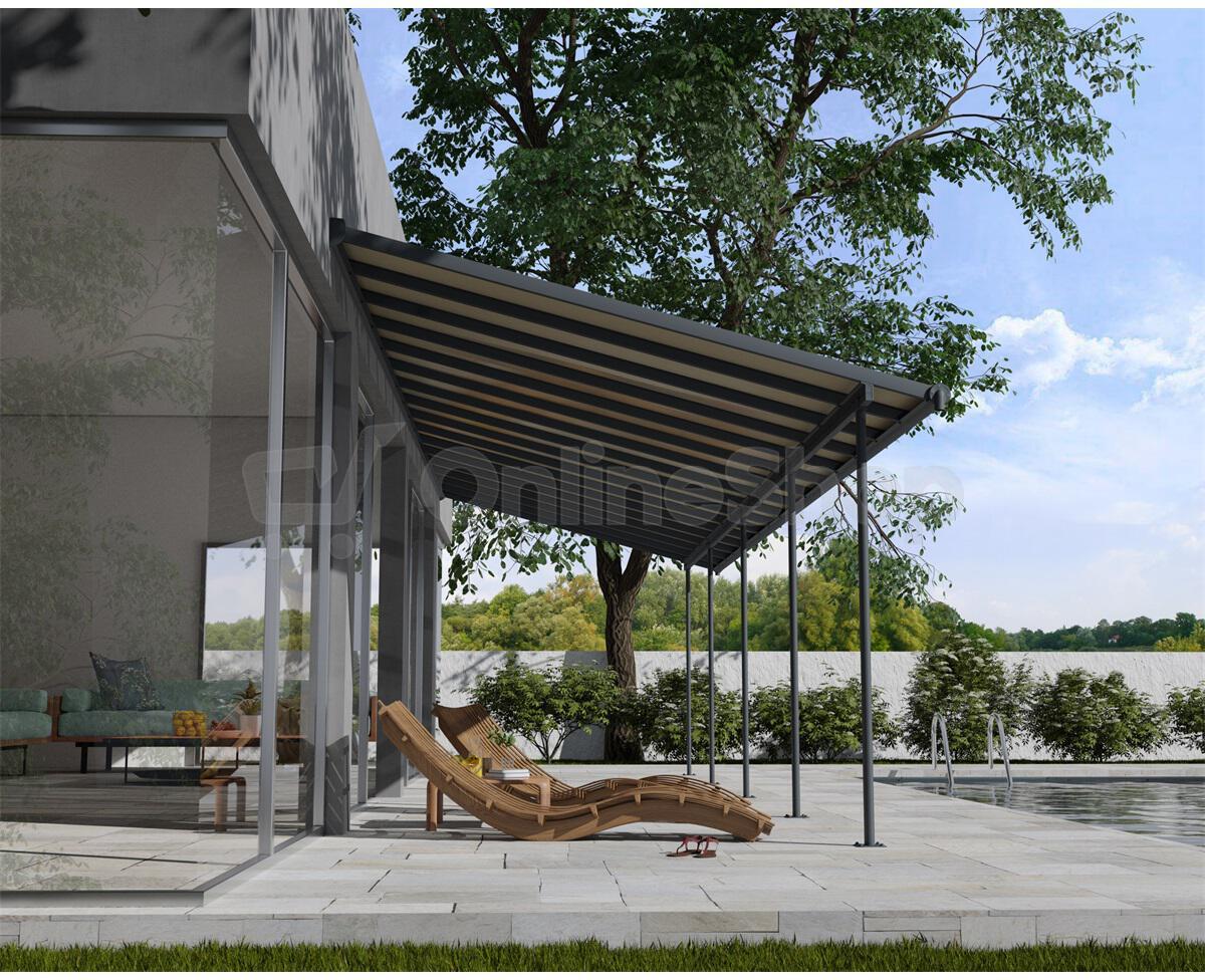 Pergola Palram - Canopia Capri 5400, antracit, 3 x 5,46 m