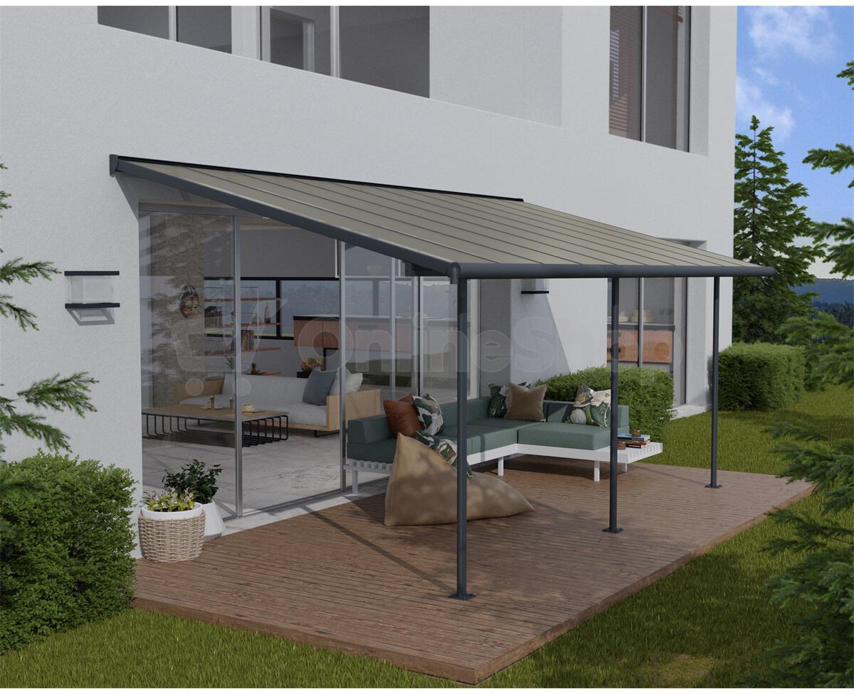 Pergola Palram - Canopia Capri 5400, antracit, 3 x 5,46 m