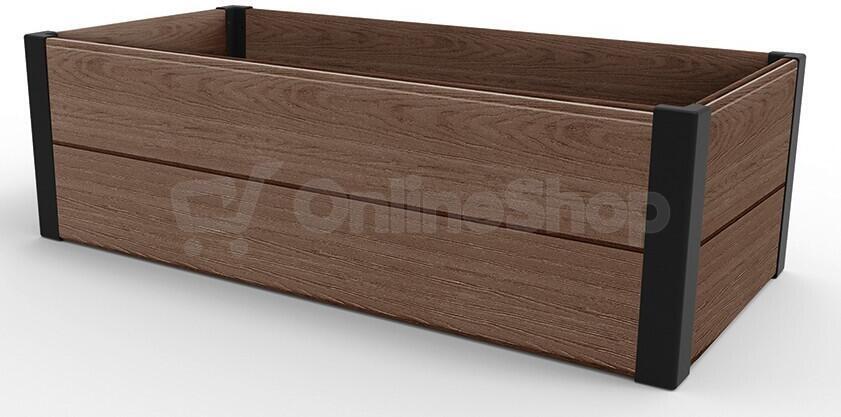 Vyvýšený záhon Keter MAPLE TROUGH, hnědý