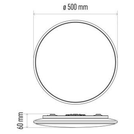 Emos LED pisazen svtidlo ALVI, kruhov 36W, stmv. se zmnou CCT (ZM5166)