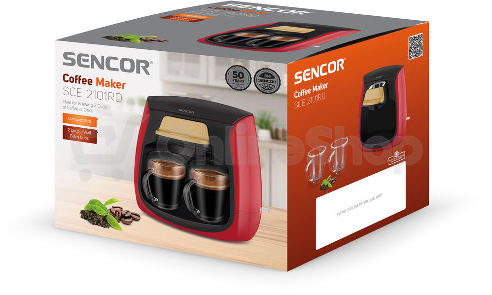 Kávovar Sencor SCE 2101RD
