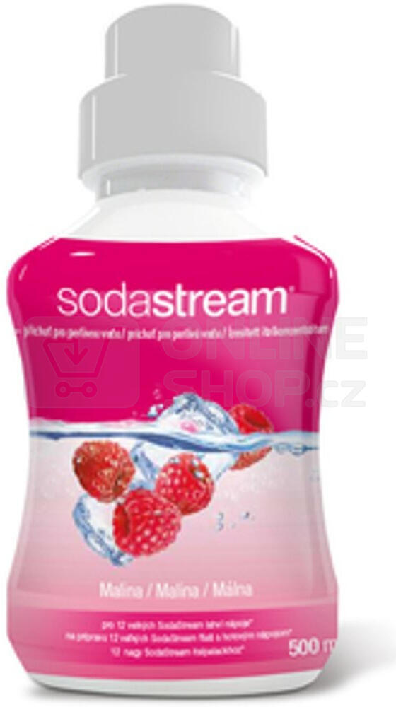 SET SodaStream Spirit Black + sirup malina 500ml