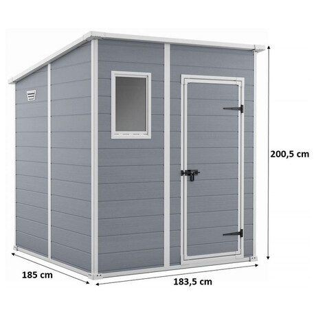 Zahradn domek Keter MANOR PENT 6x6