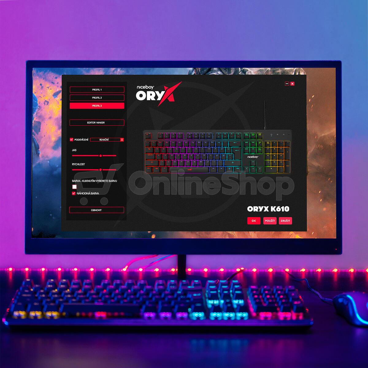 Niceboy ORYX K610 Chameleon