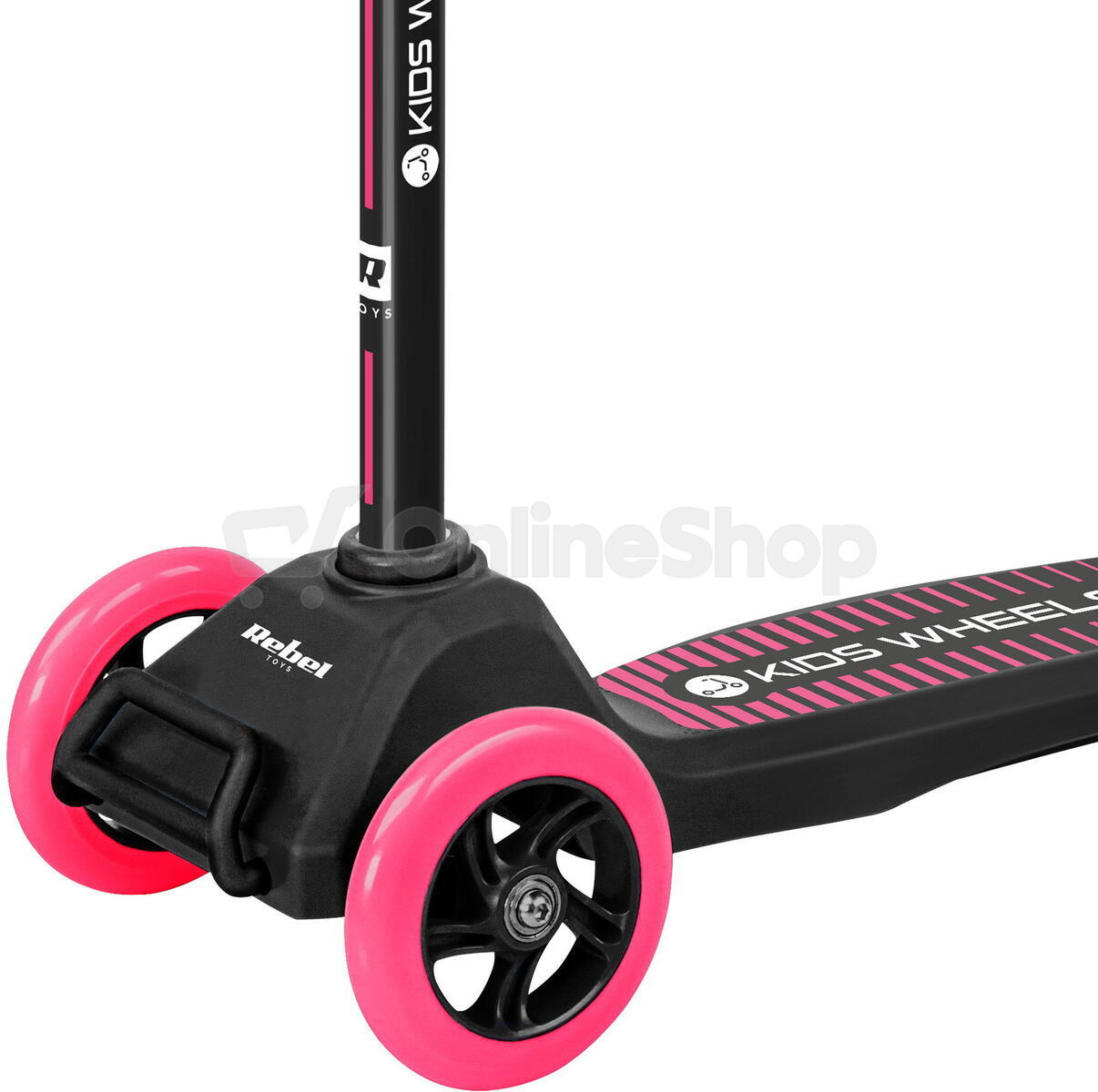 Koloběžka REBEL KIDS, růžová