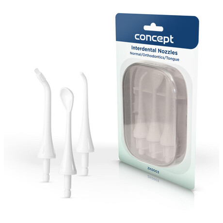 Concept Nhradn hlavice k dentln spre PERFECT SMILE ZK402x, ZK4030, white, set 3 ks ZK0003