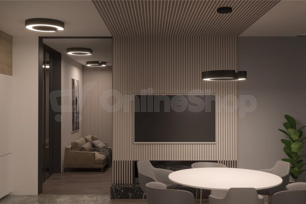Immax NEO CÉČKO Smart stropní svítidlo 60cm 43W černé Zigbee 3.0