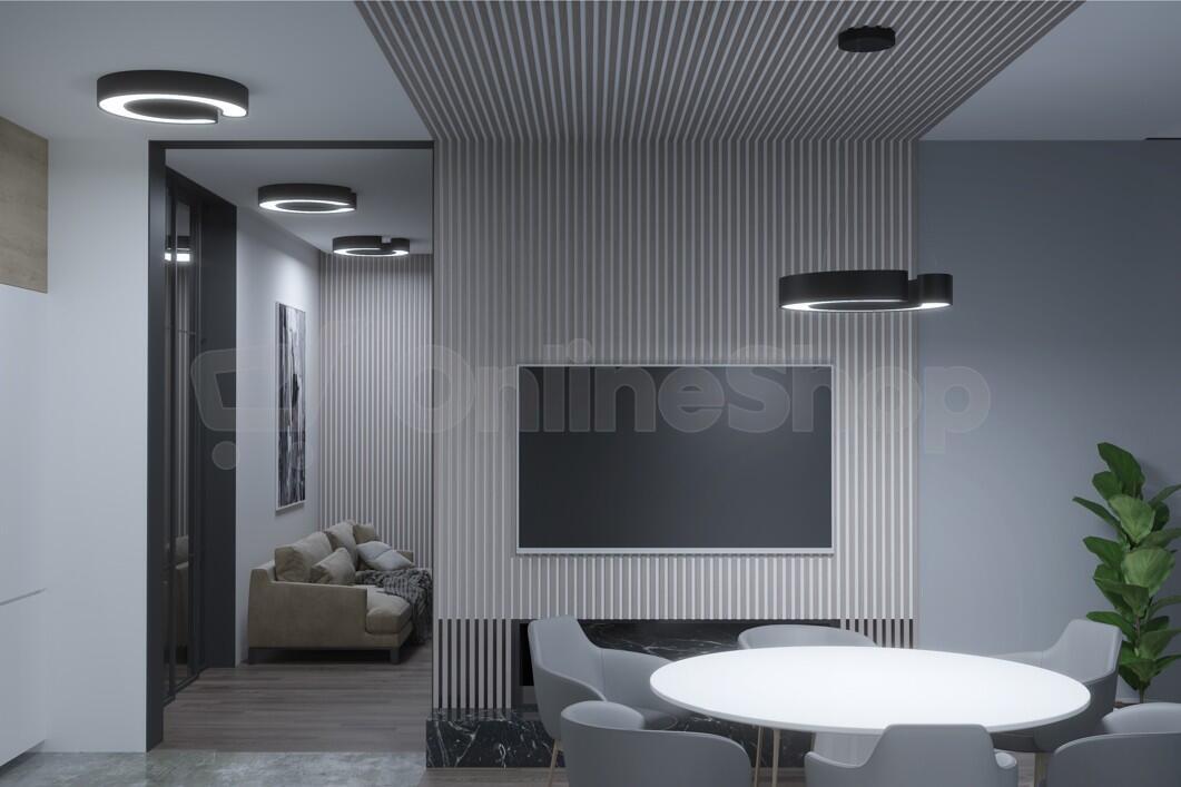 Immax NEO CÉČKO Smart stropní svítidlo 60cm 43W černé Zigbee 3.0