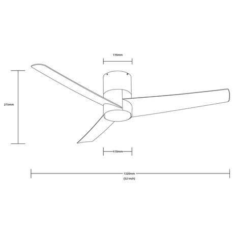 Immax NEO LITE FRESH Smart LED stropn svtidlo s ventiltorem 18W/40W Tuya WiFi stbrn