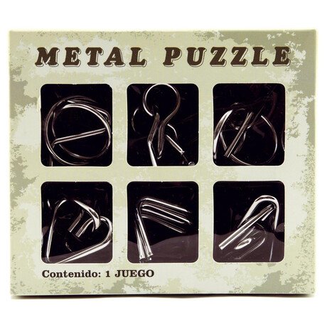 Teddies Hlavolam kov 6ks vkrabice 14x12cm (foto 1)