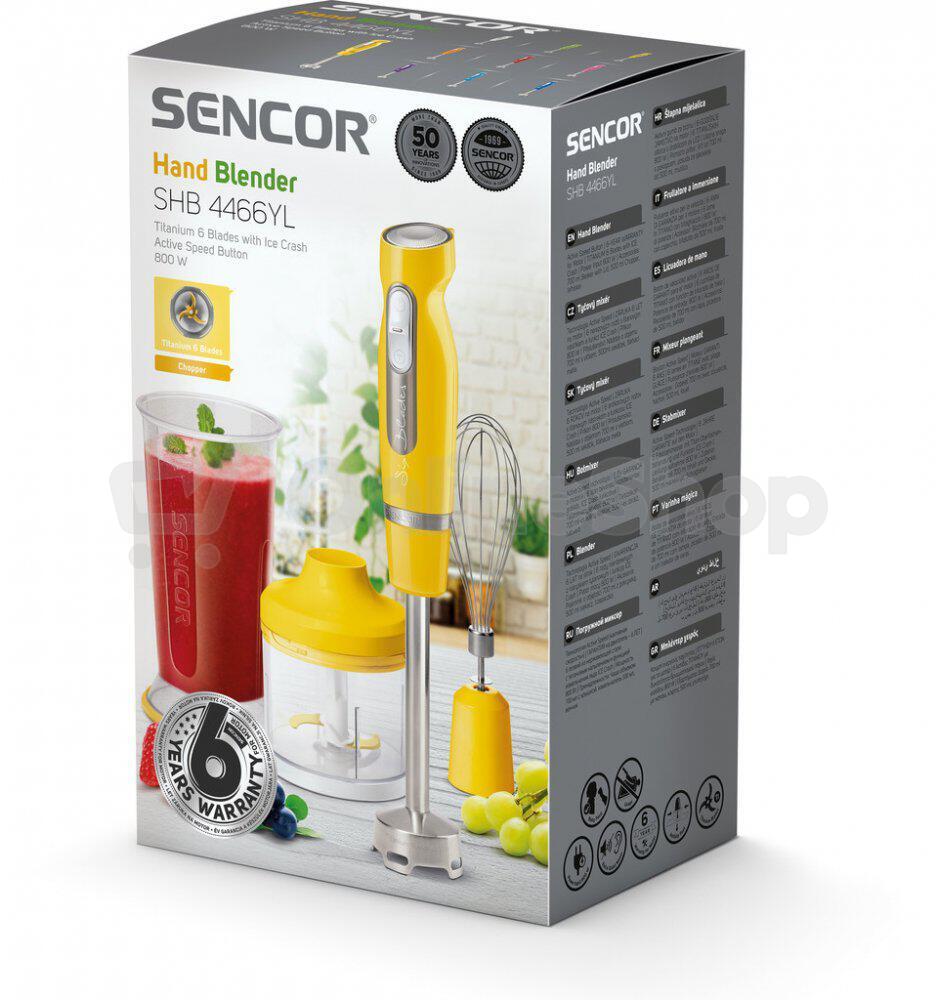 Tyčový mixér Sencor SHB 4466YL-EUE3
