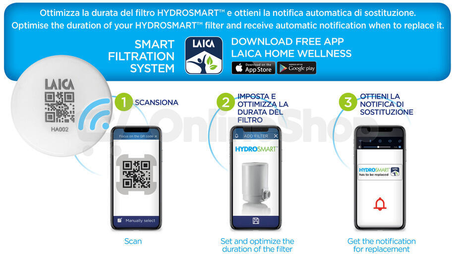Náhradní filtr Laica FR01A01 Hydrosmart