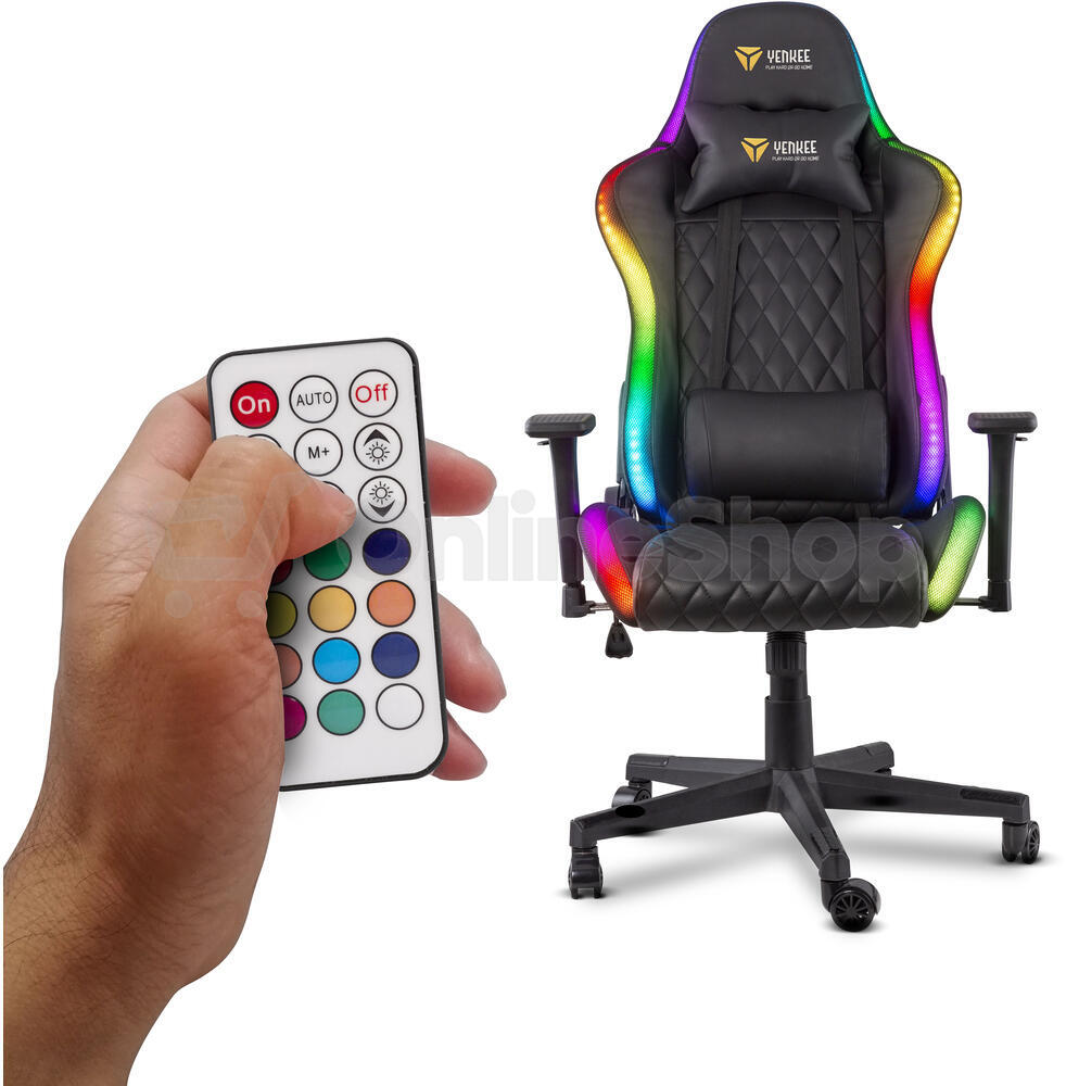 Herní křeslo Yenkee YGC 300RGB STARDUST