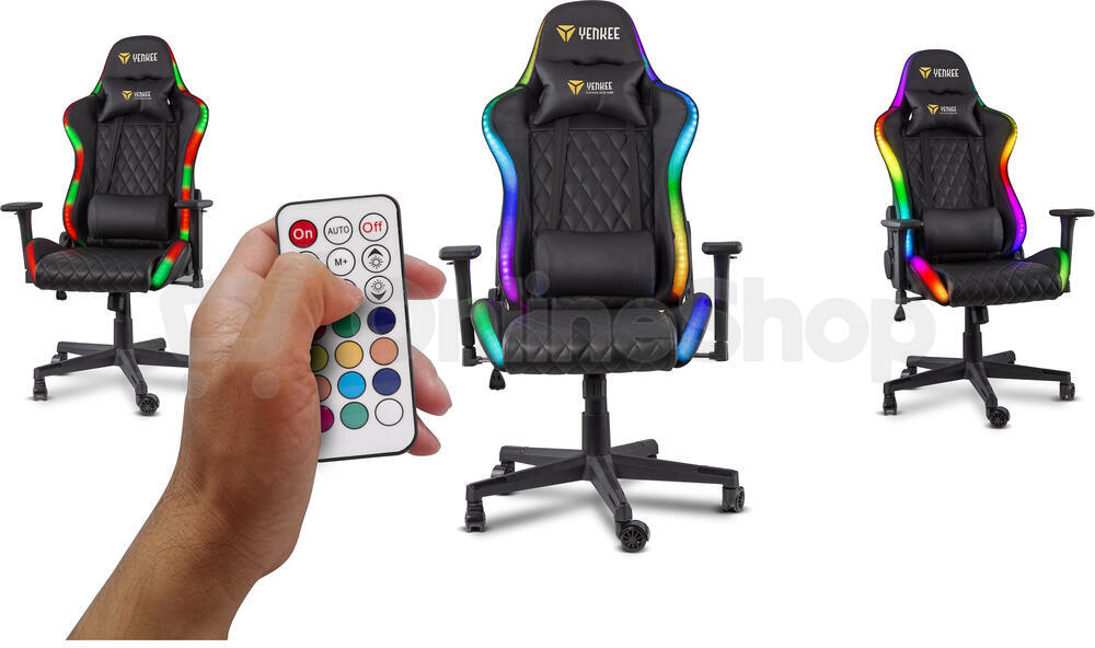Herní křeslo Yenkee YGC 300RGB STARDUST