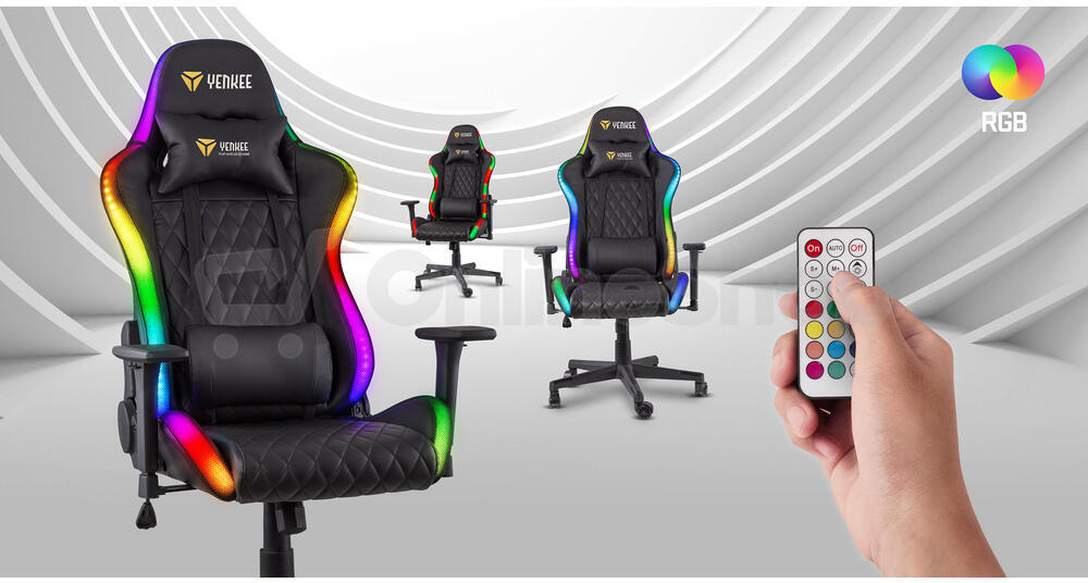 Herní křeslo Yenkee YGC 300RGB STARDUST