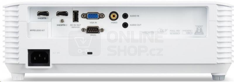 Acer H6518STi DLP 3D /FHD 1920x1080 /3500 ANSI/10000:1 /VGA, HDMI, HDMI(MHL) /1x3W repro/ 2,9 KG (MR.JSF11.001)