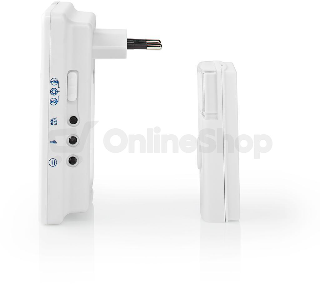 Bezdrátový Zvonek NEDIS DOORB223CWT