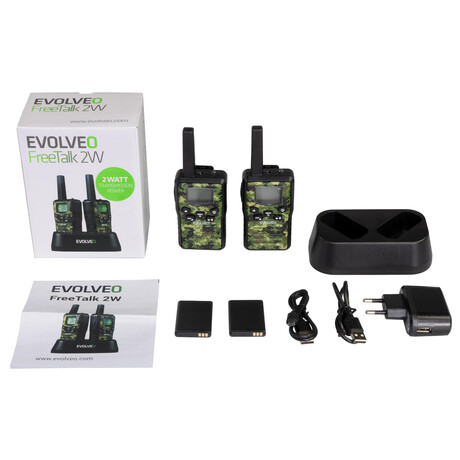 EVOLVEO FreeTalk 2W, PMR vyslaka s vkonem 0,5 a 2W (foto 4)