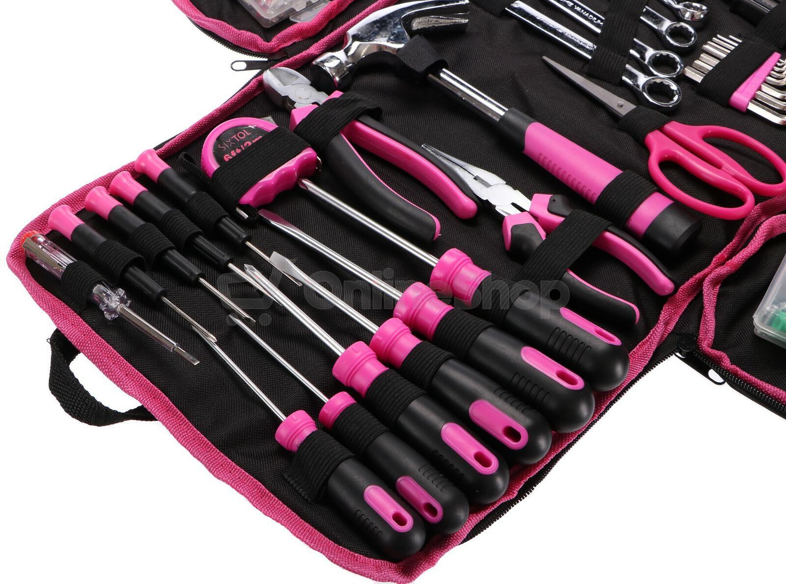 Sada nářadí HOME PINK 120 BAG SIXTOL