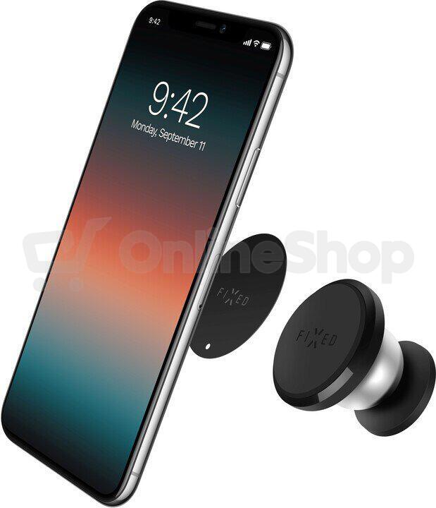 Magnetický držák FIXED Icon Flex Mini na palubní desku, černý