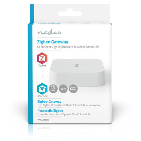 Smart centrln jednotka NEDIS WIFIZB10WT ZigBee WiFi Tuya