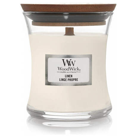 WoodWick Linen vonn svka sdevnm knotem 85g (foto 2)