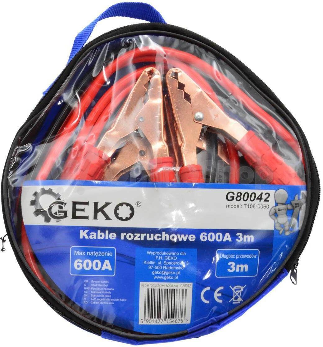 Startovací kabely 600A 3m GEKO