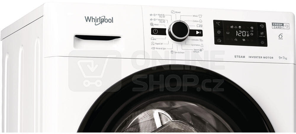 Pračka se sušičkou Whirlpool FWDG971682WBV EEN
