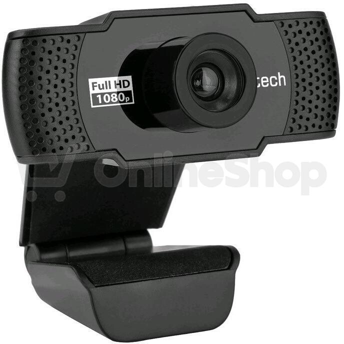 Webkamera C-TECH CAM-11FHD, 1080P, mikrofon, černá