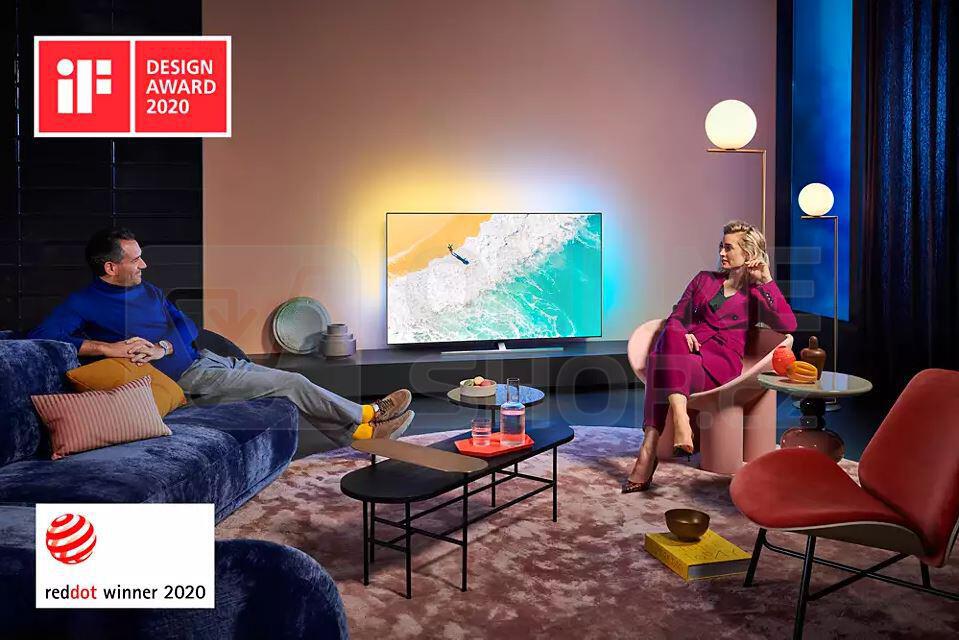 SET UHD OLED TV Philips 55OLED855 + TAB8805