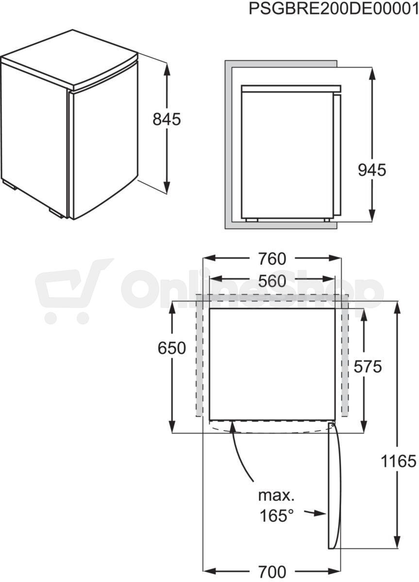 Chladnička Electrolux LXB1SE11W0